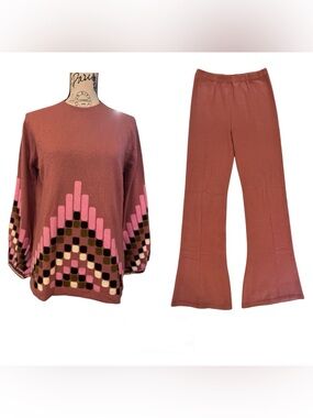 Ballantyne of Peebles 100% Cashmere 2pc Set Archival 70s